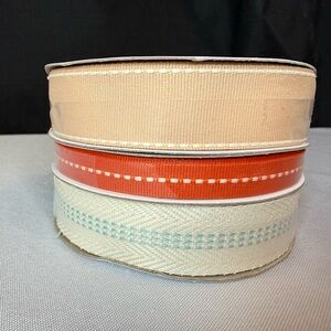Hearth & Hand Fabric Ribbon Set - 3 Ribbons NWT